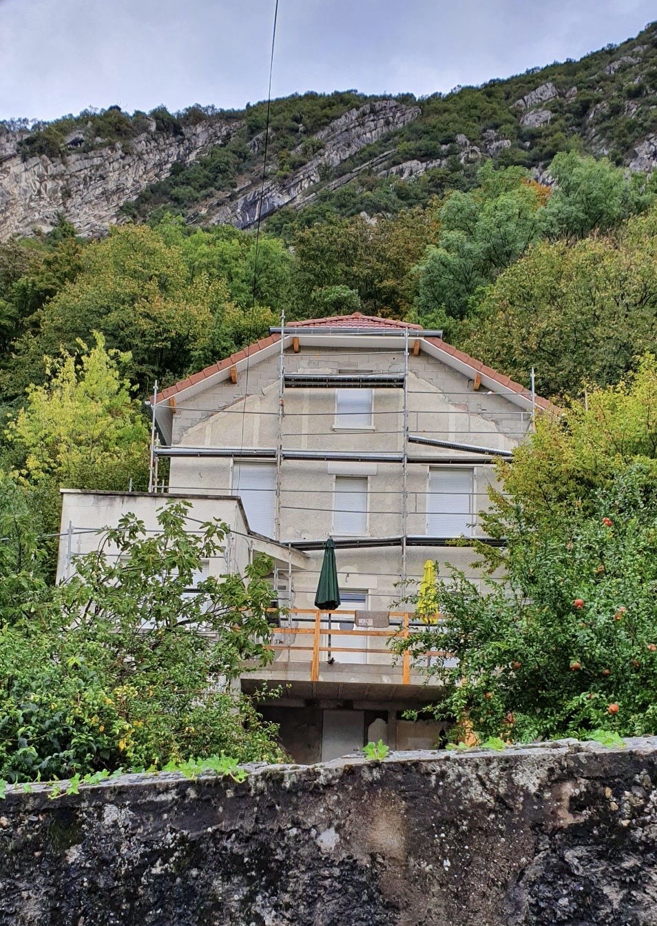 Rénovation façade St Martin le Vinoux